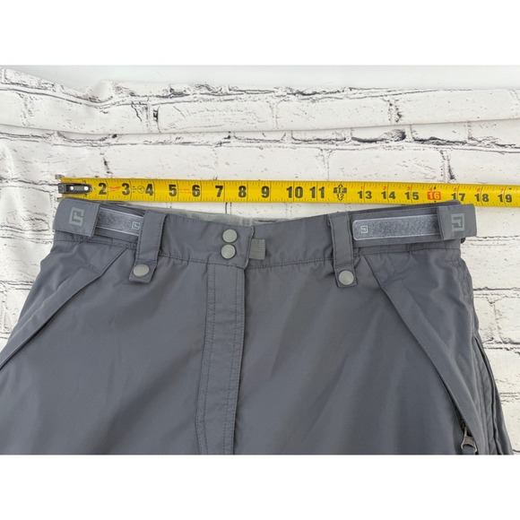 Ride Snowboards Women's Gray Ski Snowboard Pants MTNDry Series Size L - Picture 8 of 9